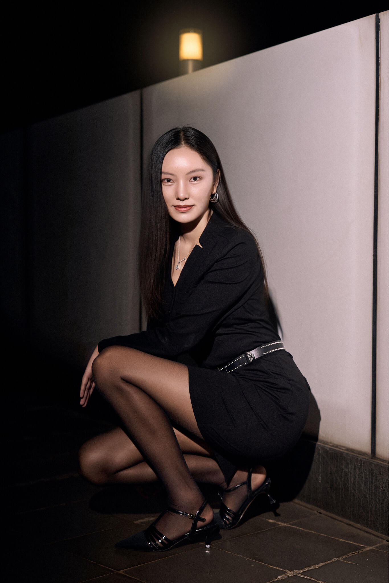 黑色系御姐