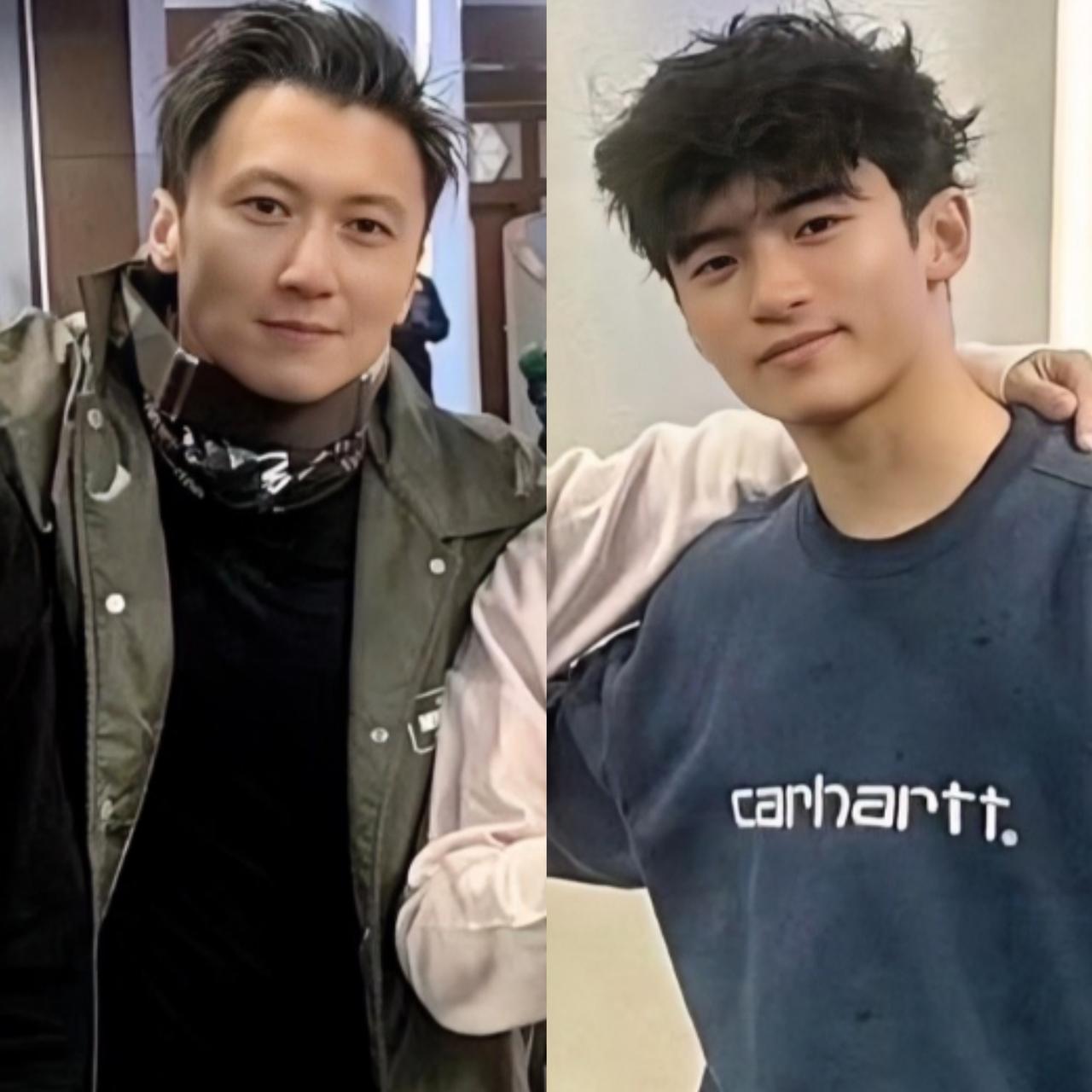 我不是开玩笑，看谢霆锋和大儿子谢振轩的同框，真的会明显感觉到：儿子身上的男子汉担