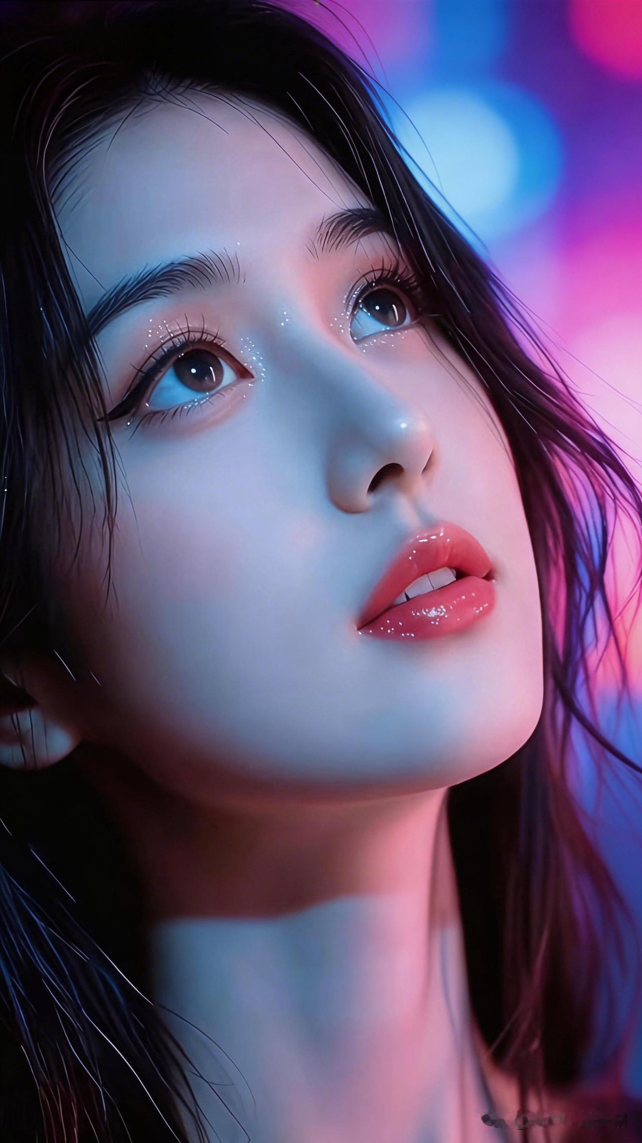 怎样通过摄影诠释优雅?梦幻少女，粉蓝交织的梦幻世界