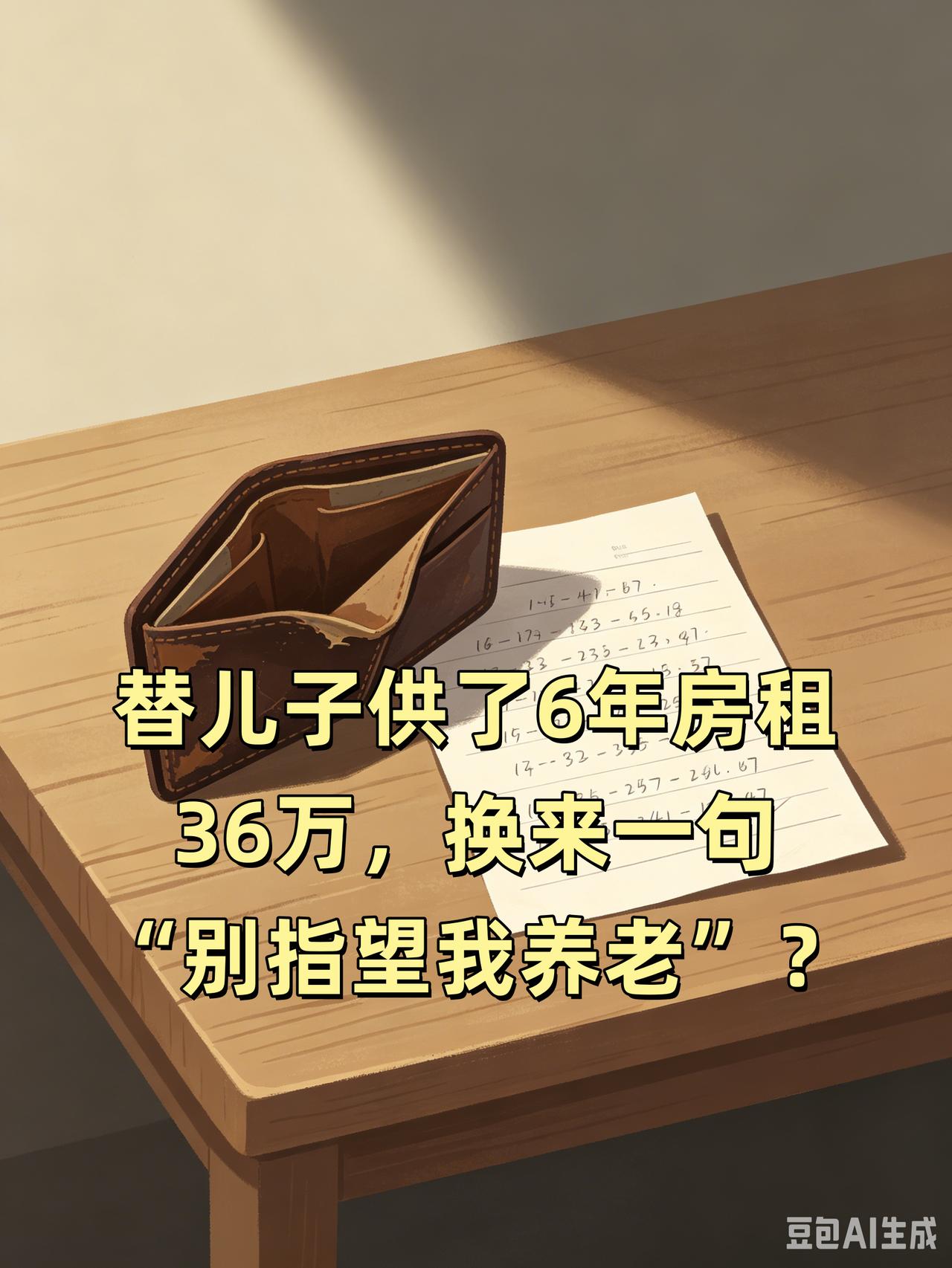 我决定从下个月开始断供了。儿子今年28，人在一线城市上班，月薪两万出头。
