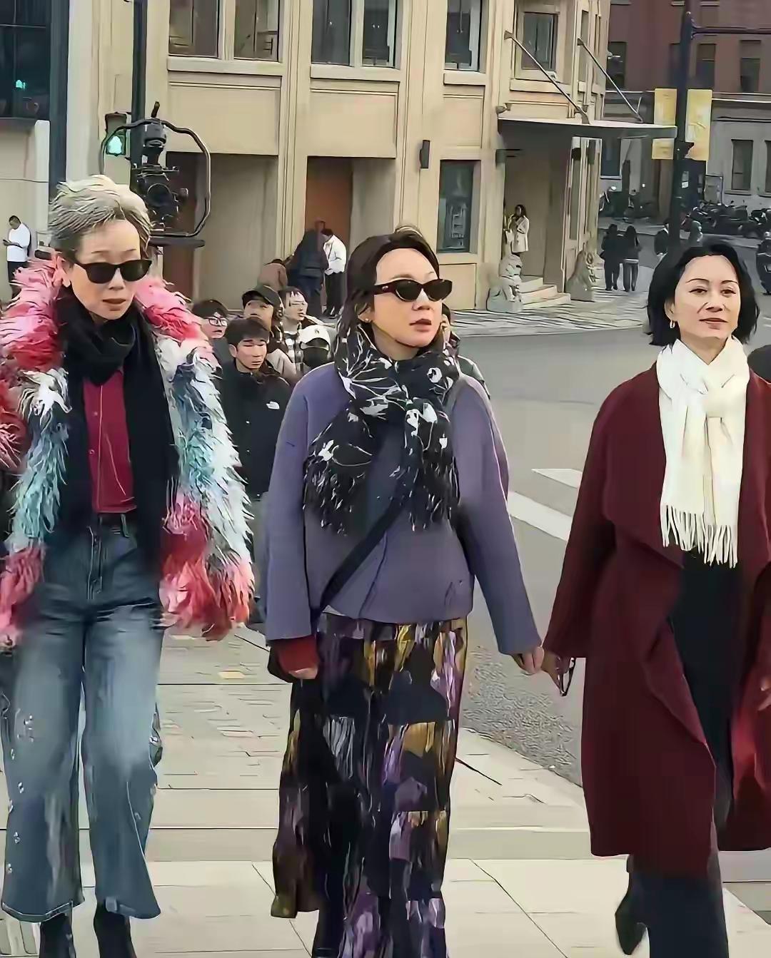 三位大明星，你认为谁的穿戴更合体，谁的气质更具魅力？