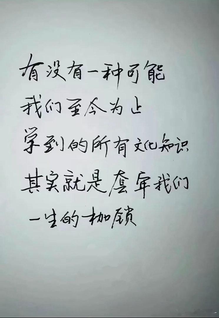 很有冲击力的反思
