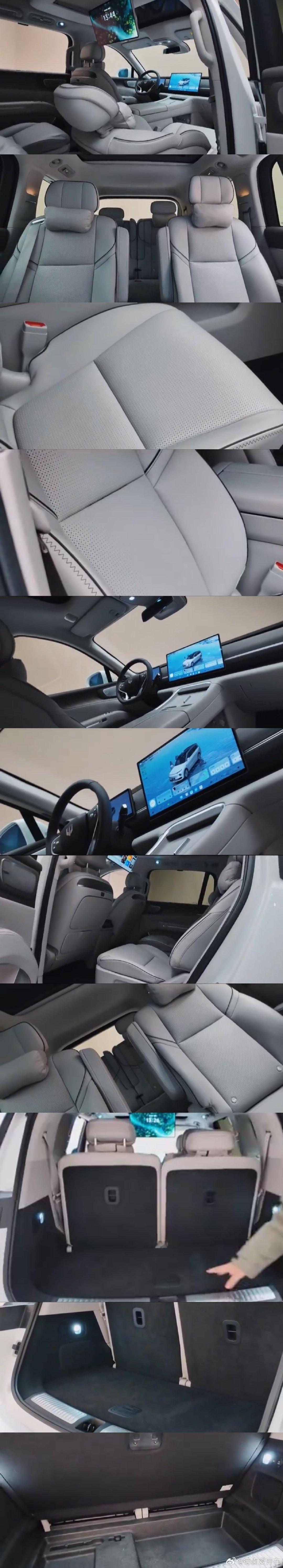 零跑D19的内饰这个价位里算不错的水准搞不好价格再惊喜