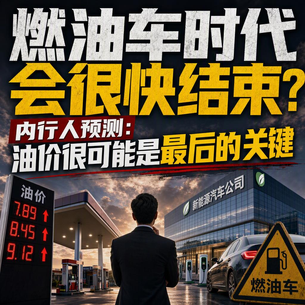 很多人觉得燃油车退场是新能源车太能打，但真正掐住它命脉的，其实是油价那根弦。先