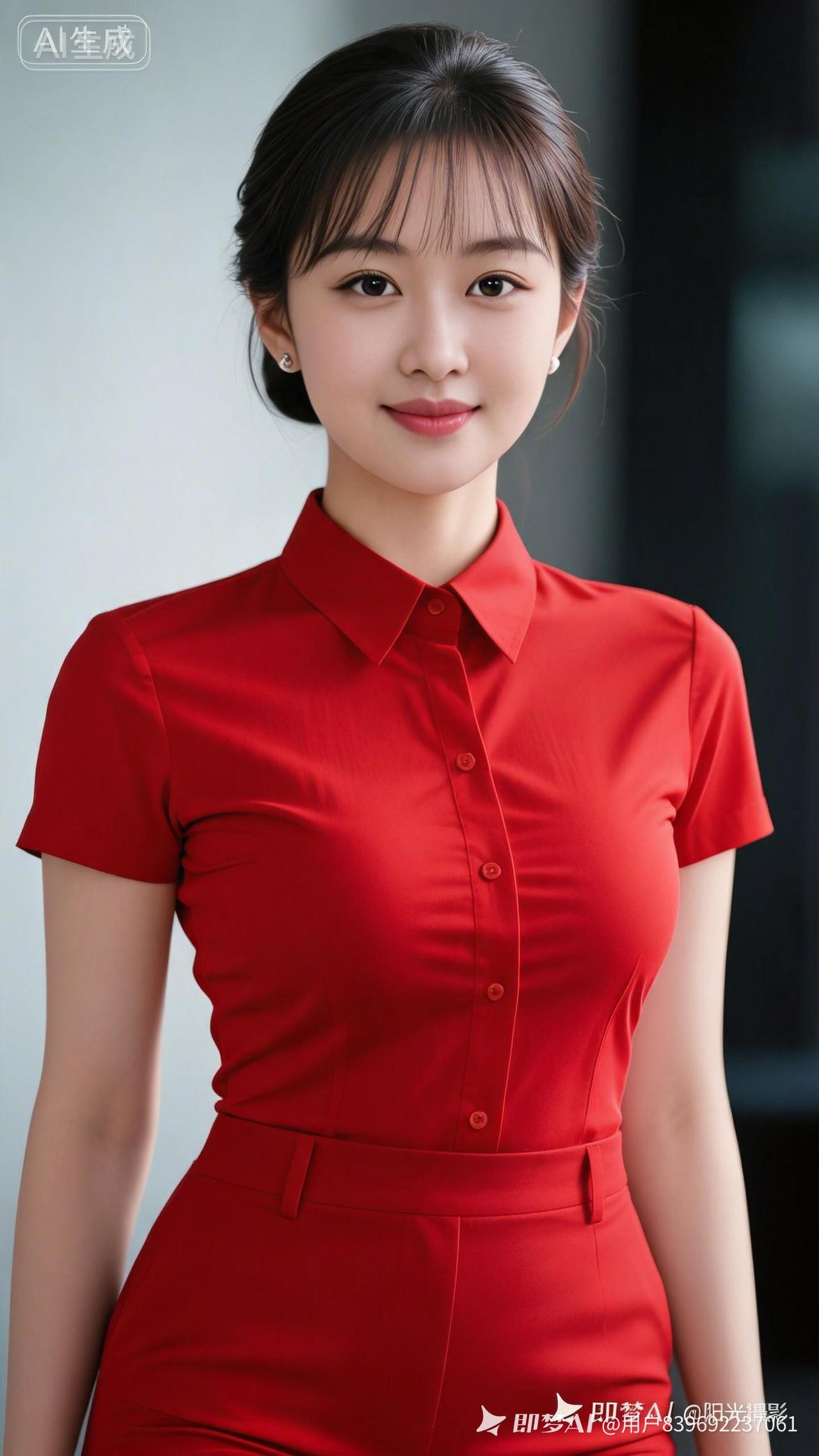 元气满满的红色衬衫，元气少女穿搭指南！