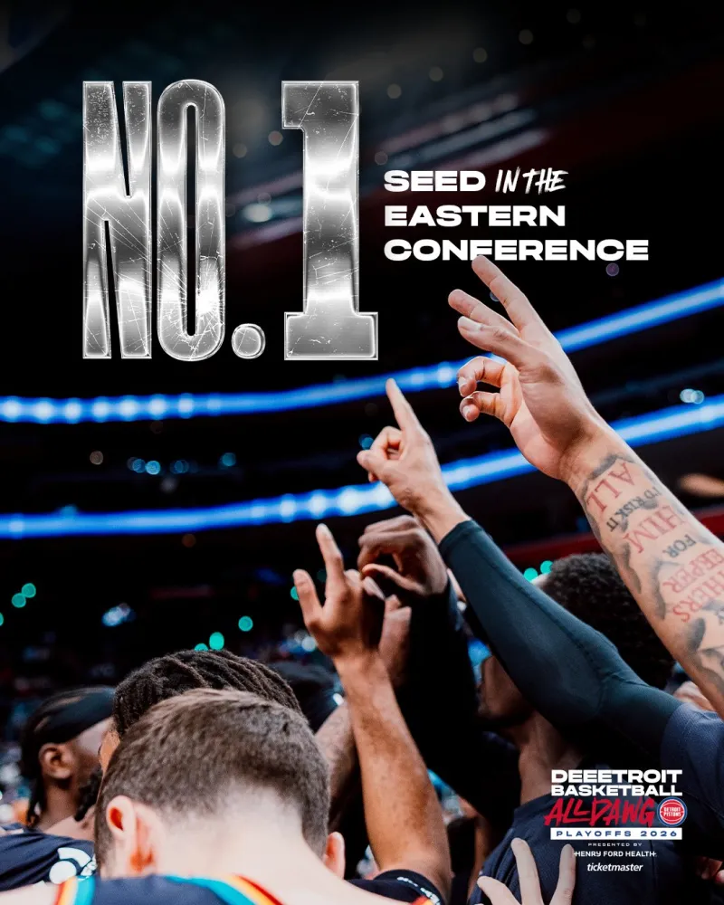 今日NBA常规赛：活塞116-93战胜76人。本场比赛获胜后，活塞正式锁定东