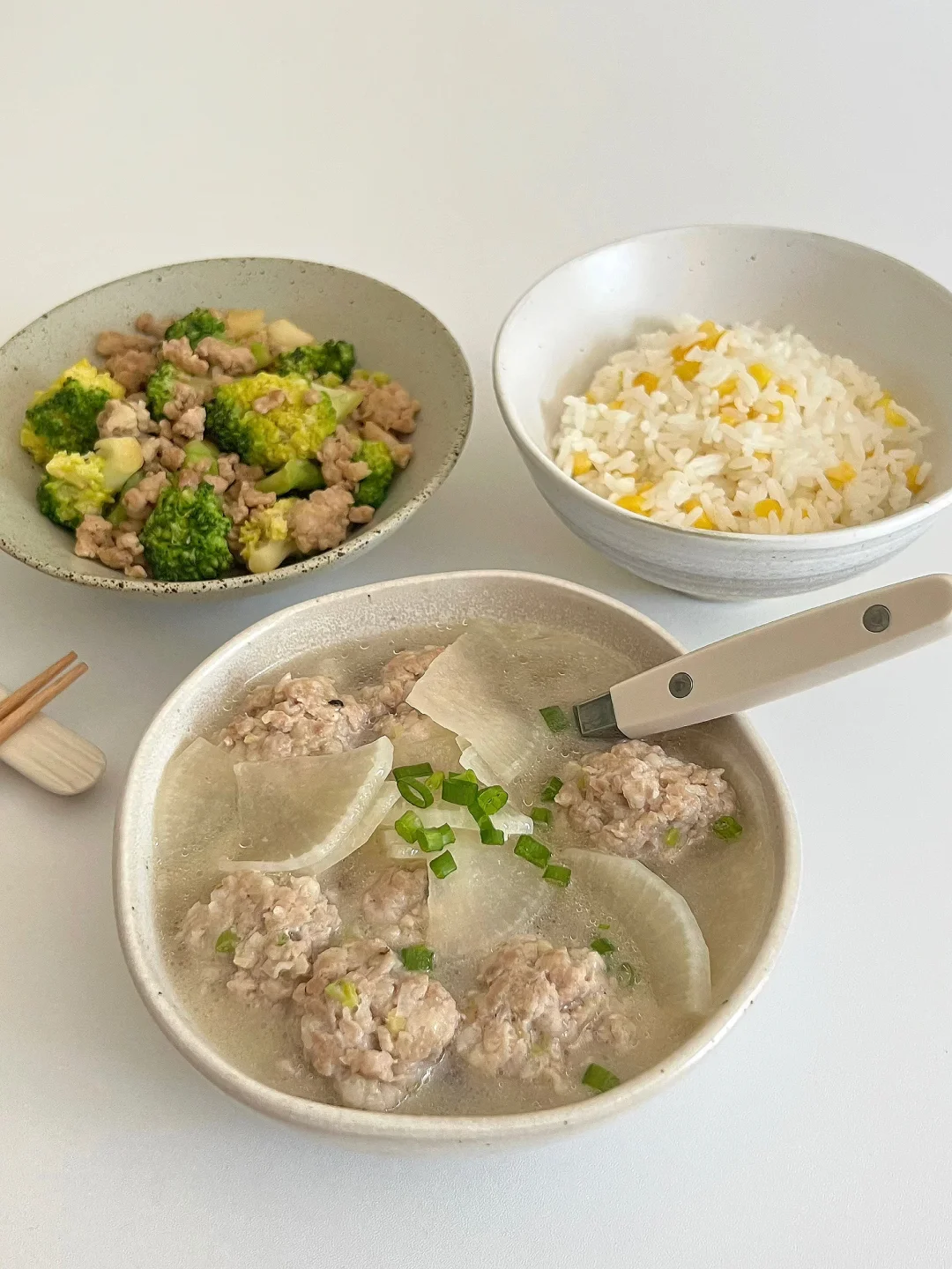 好喜欢这样干净清淡的饭菜