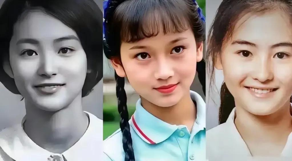 林青霞赵雅芝张柏芝，年轻时的她们。林青霞最美。当时出道时就被称小林青霞。
