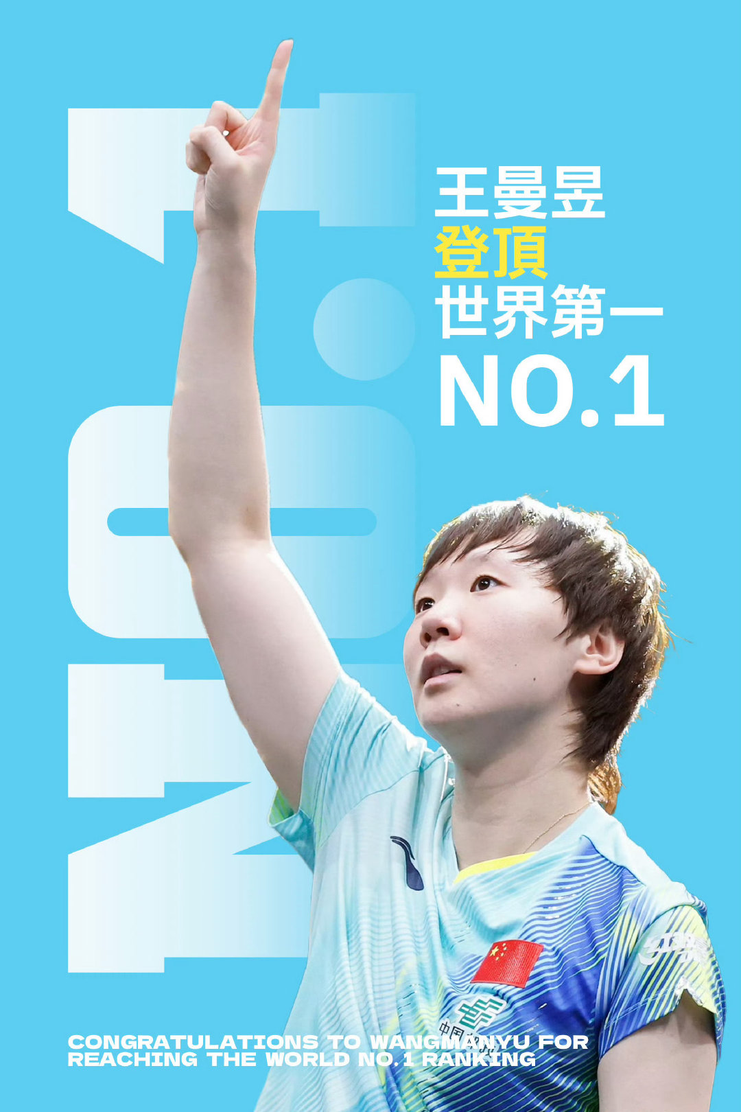 #王曼昱回应登顶世界第一#早在2018年7月王曼昱19岁时就已经登顶世界排名第一。彼时今昔王曼昱从小