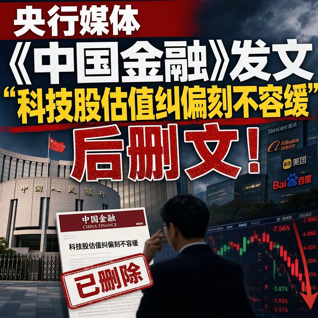 突然反转！央行媒体一篇文章刚发出就删除，背后信号不简单。7月20日，人民银行旗下