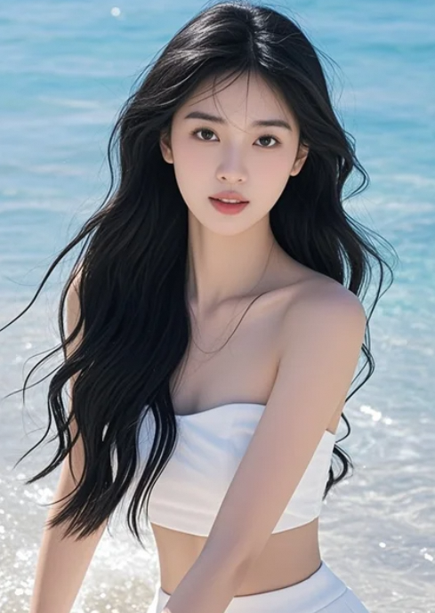 美女一个回眸，眼神里全是未写完的情绪暗流！