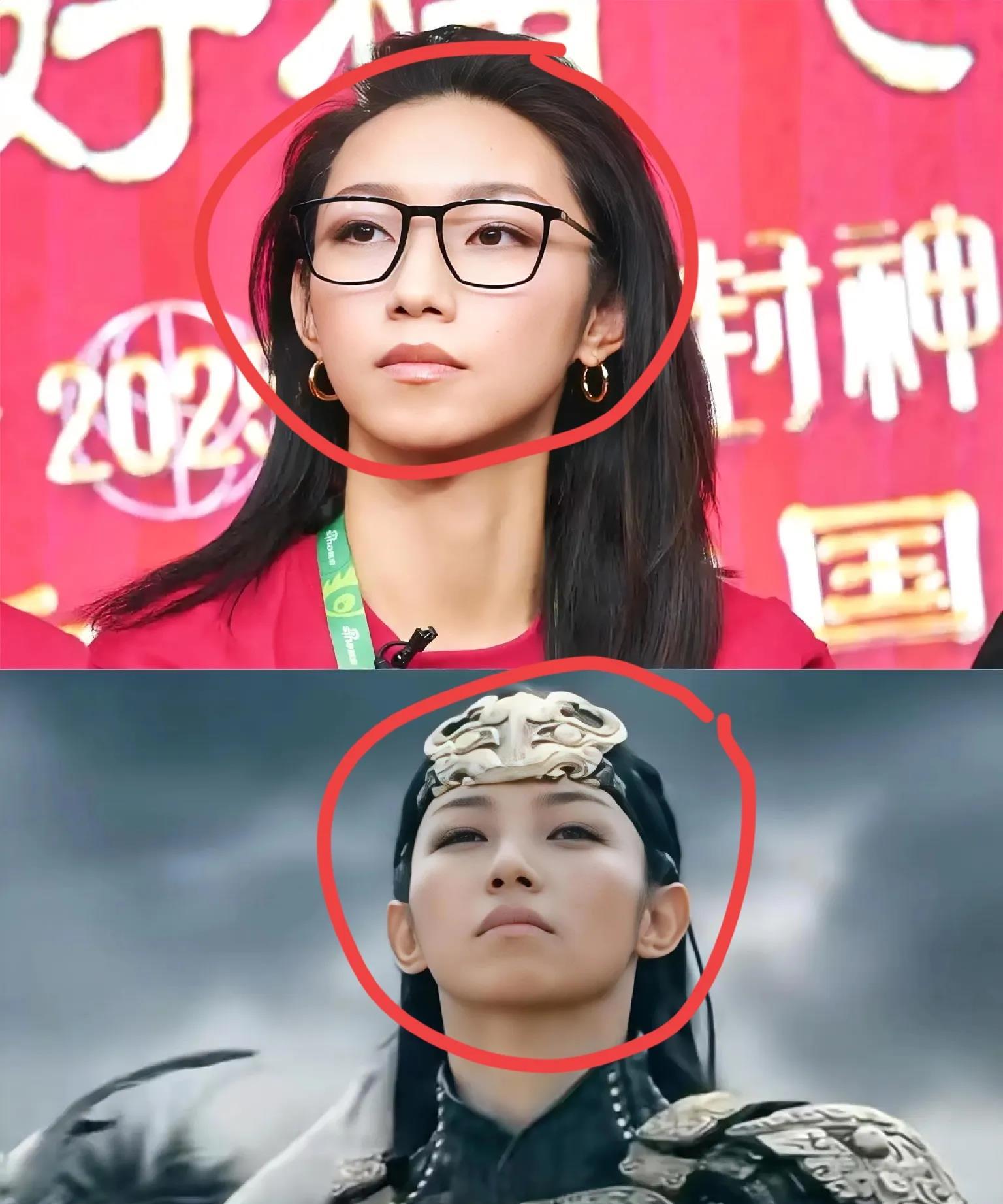 又被网友发现了一个真相那尔那茜当初演邓婵玉的时候一脸傲娇本来以为是刻苦练了，