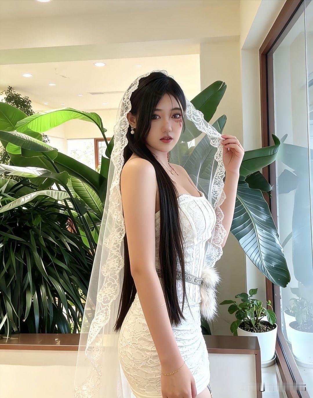 婚礼上要穿的这身婚纱，绝对是全场的焦点，相当的性感漂亮啊！婚礼