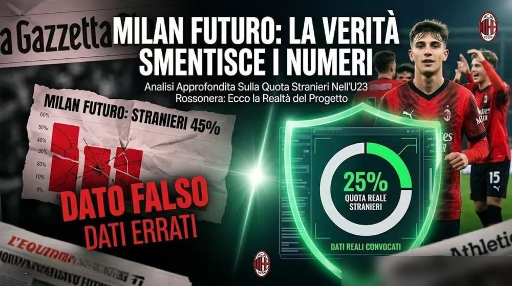 你没看错，AC米兰U23外籍占比近47%。Transfermarkt砸下实锤
