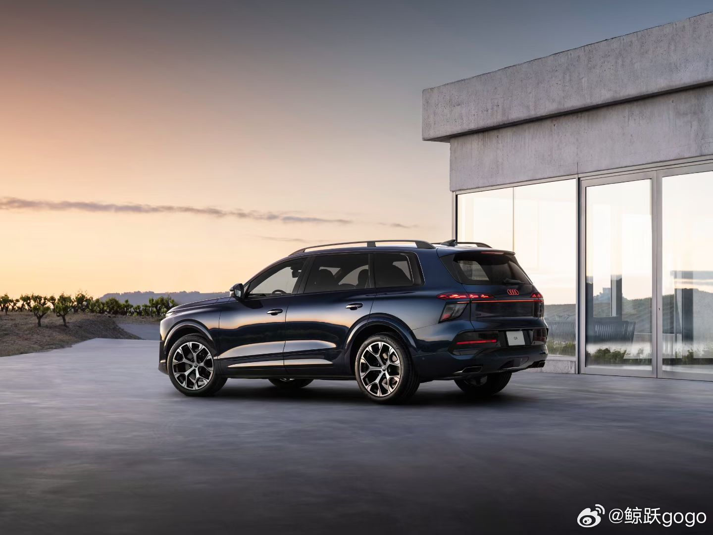 奥迪发布Q9，车长5.31米，车宽2.21米，车高1.81米，轴距3.14米，真