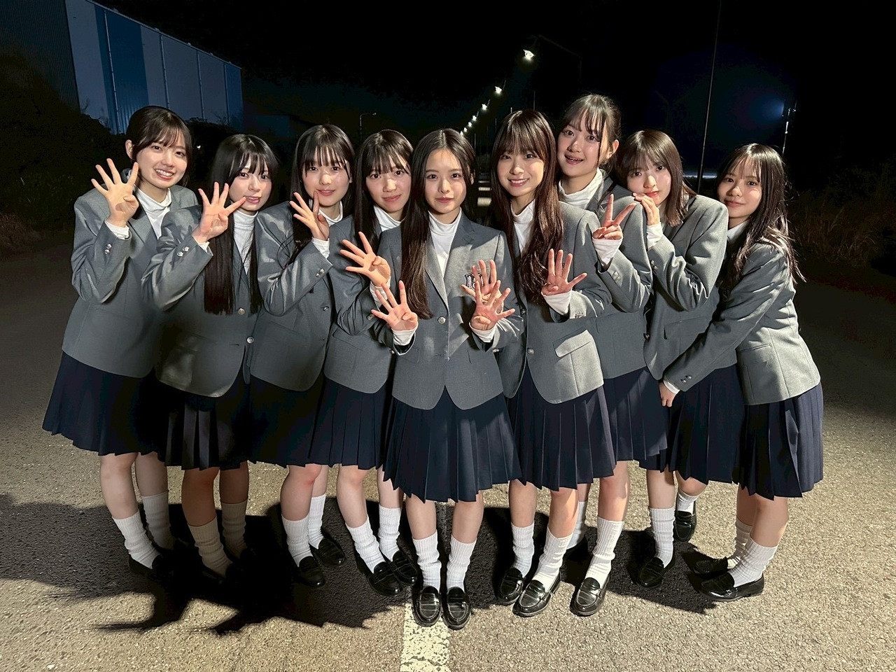 目黒陽色「⭐︎走るシーン　9人で、転んでもいいくらいの勢いで全速力で突き進んでい