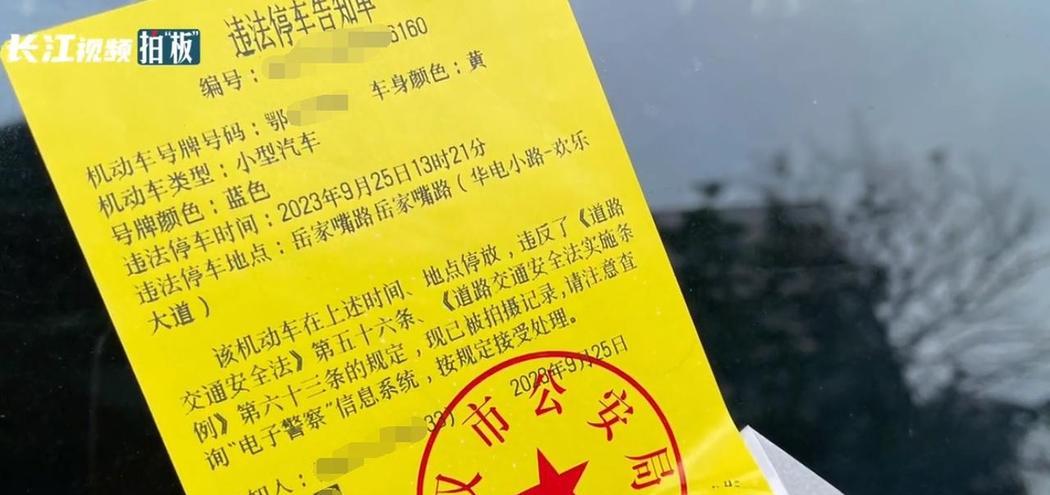 湖北武汉，一女子看到某条道路边上竟安装了多个充电桩，于是把车停在路边充电。2小时