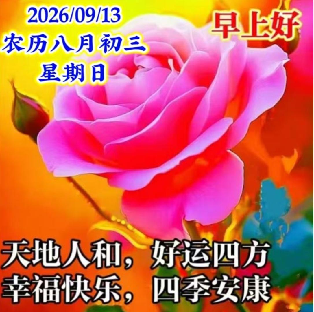 新的一周，新的阳光；新的开始，新的问候；彼此牵挂，真诚祝福；言语不多，友情
