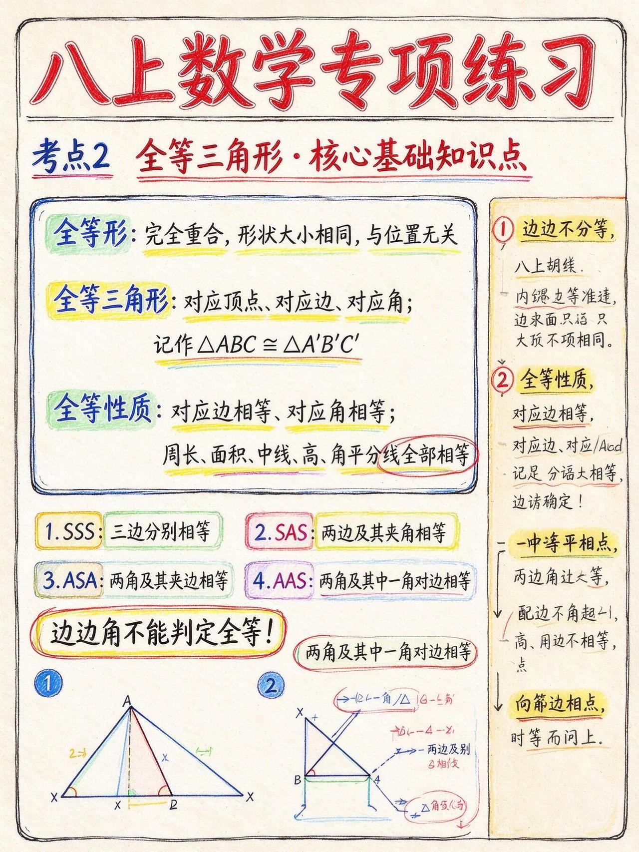 八上数学三角形17种题型🔥刷题直接吃透几