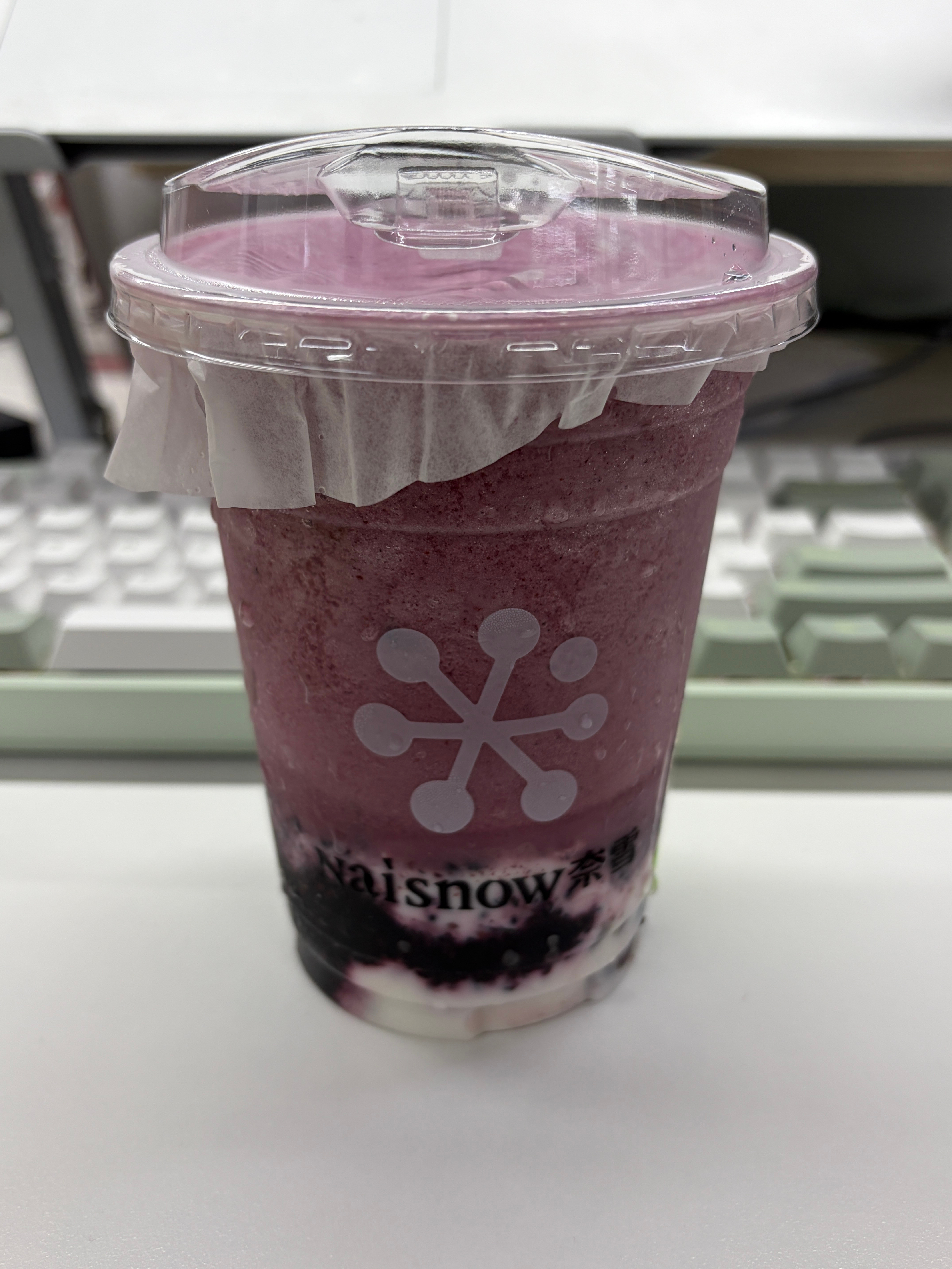 加班奶茶奈雪的茶66颗蓝莓桑葚