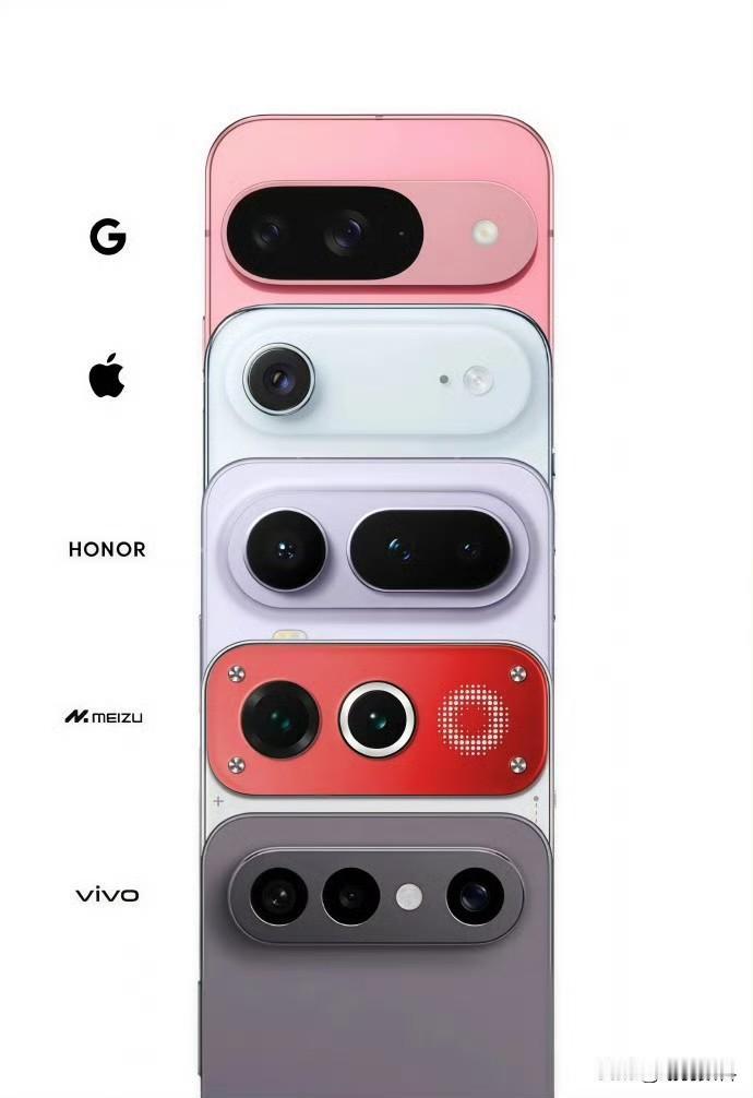 潮流风向标一直在变摄像头模组排列从苹果方形潮流到华为圆形潮流再至如今横