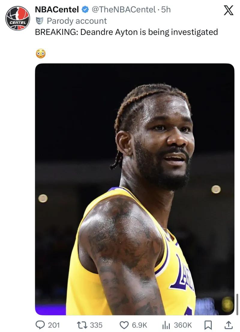 NBA反贪风暴席卷NBA!重磅,外网有人宣称,艾顿因为赌博正在接受调查!那么