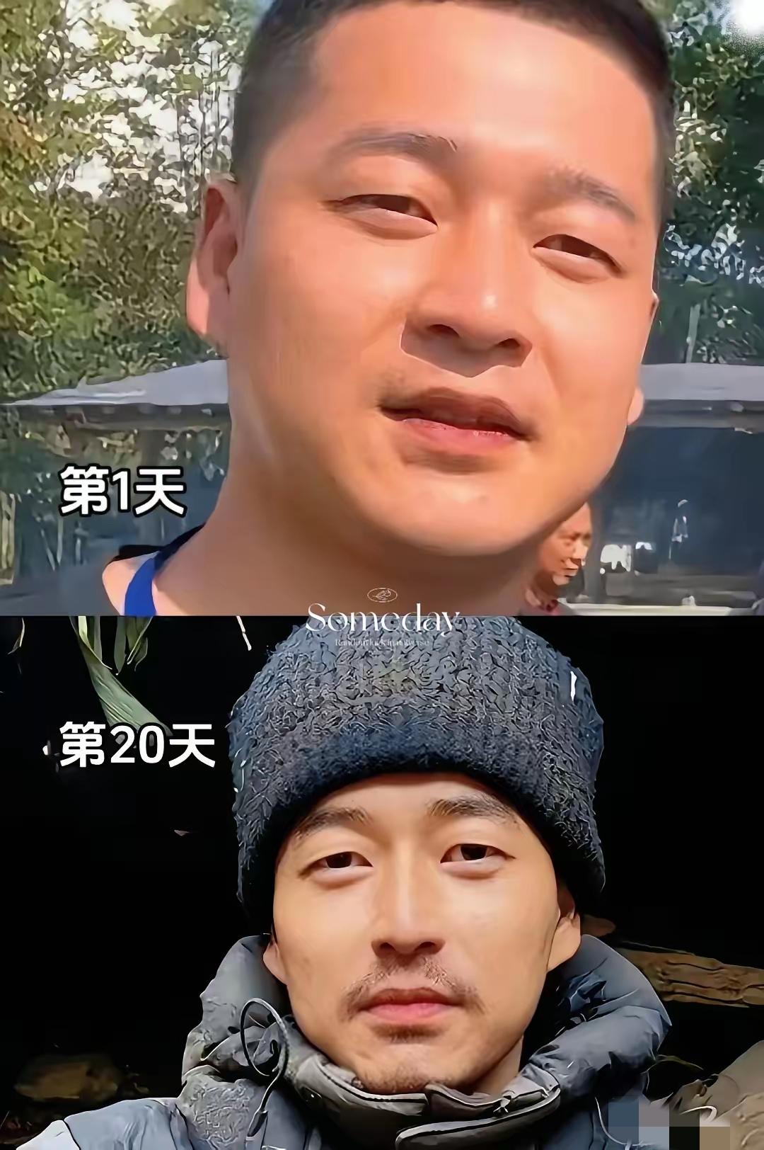 荒野求生的这位大哥告诉我们减肥真相这个大哥190斤进去的,19天整整瘦了50