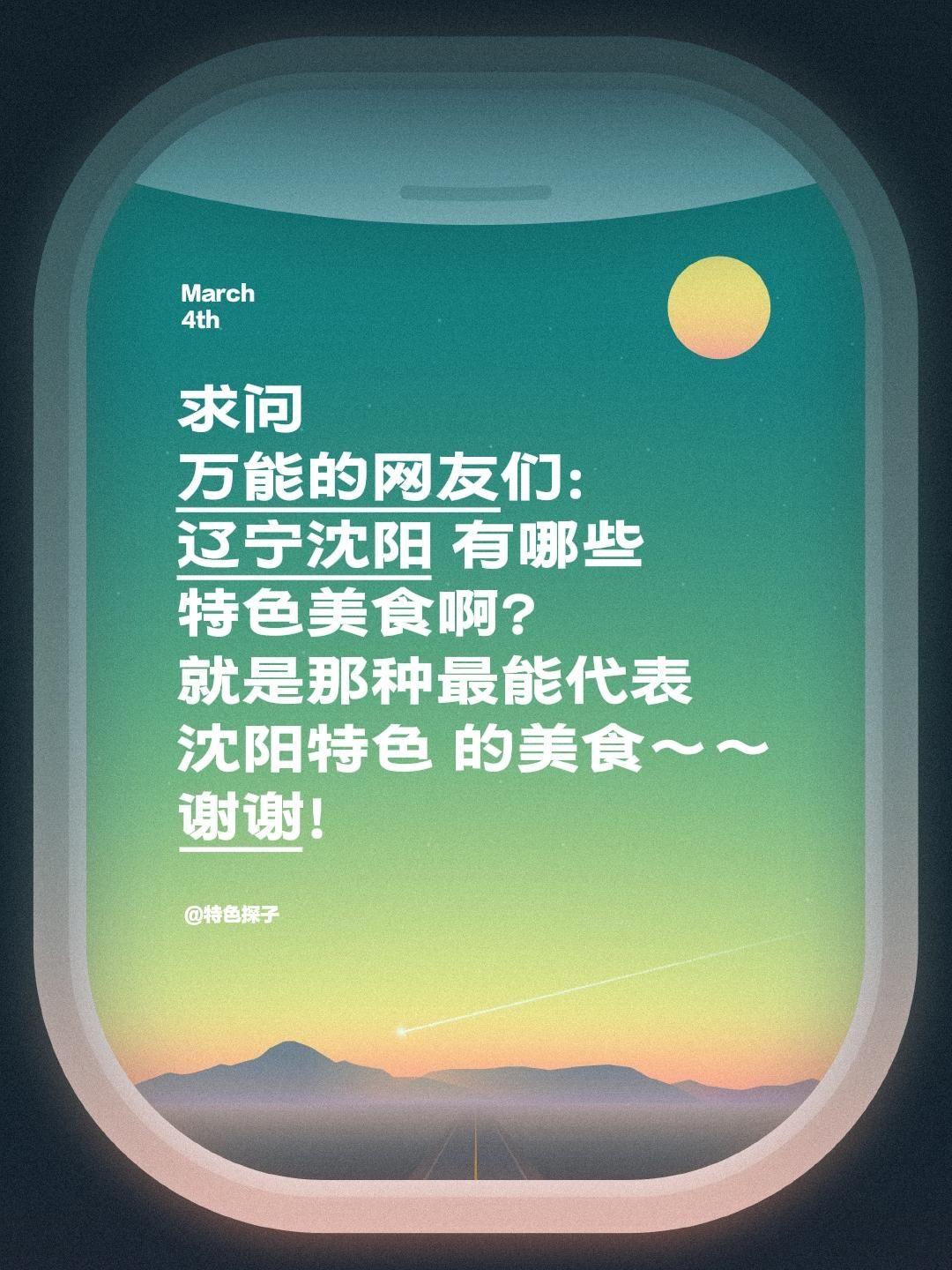 全网求助！辽宁沈阳的特色美食有哪些🔥我打算寻遍各地特色，探寻最地道的城市