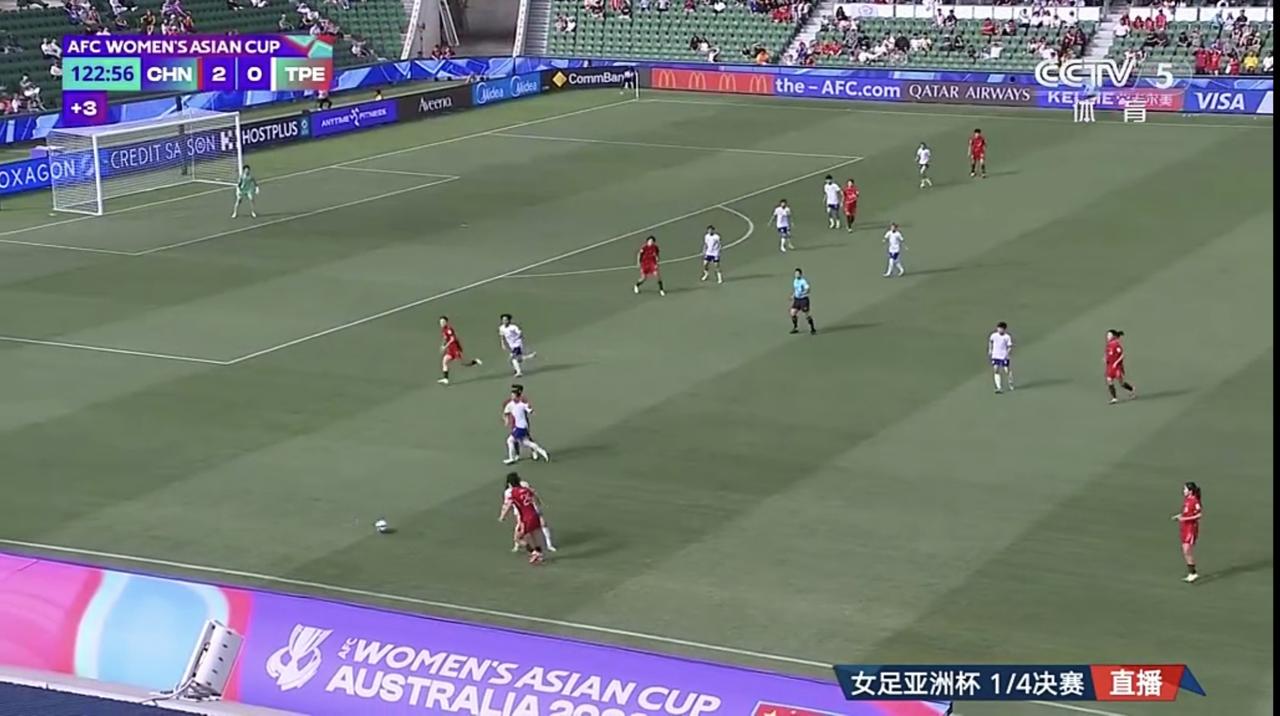 祝贺！中国女足2-0完胜中国台北女足，晋级2026年女足亚洲杯半决赛！在刚刚结