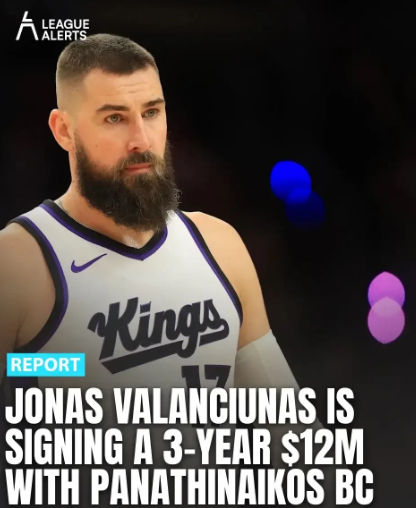 不打NBA了！瓦兰被交易到掘金之后，放弃了NBA剩下的2年2000万美金合同，将