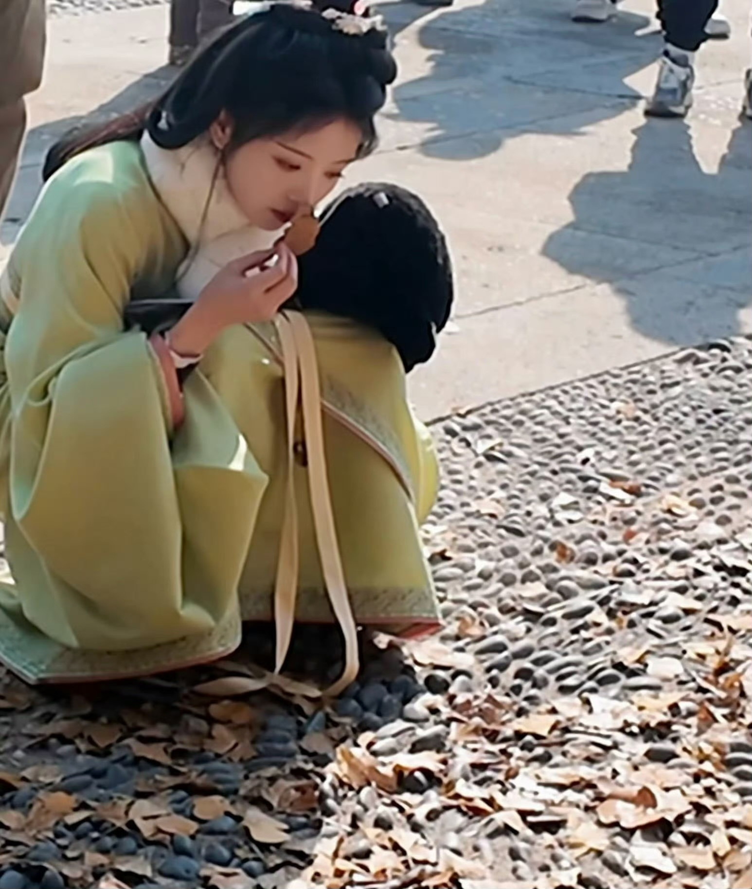 被这个薇薇萌晕…捡起叶子碰碰鼻子然后：“这是假的诶”😯小猫探索世界中！😼😼