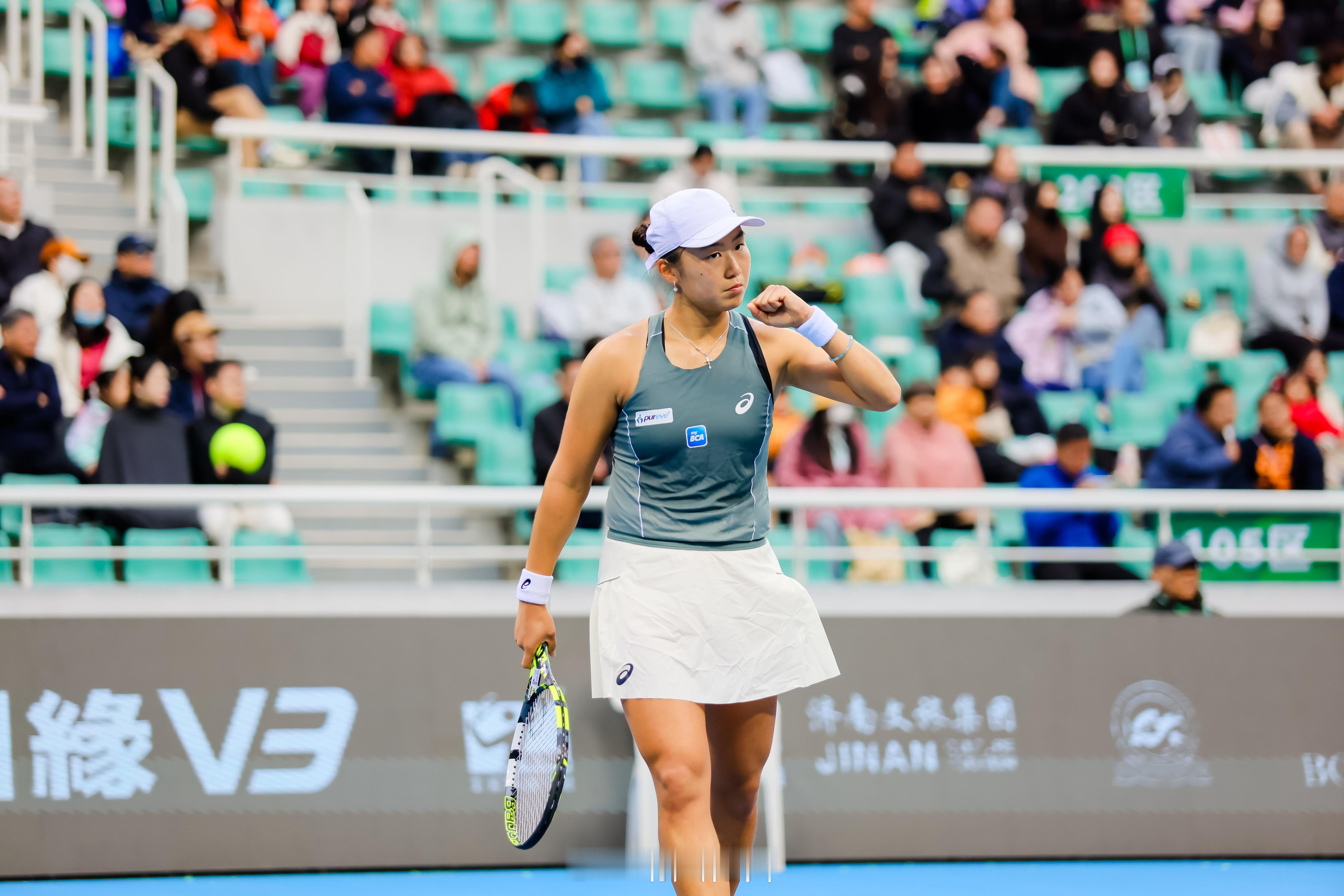 清奈WTA250决赛四号种子曾丽美🇮🇩以6-4/6-3击败比勒尔🇦🇺，斩