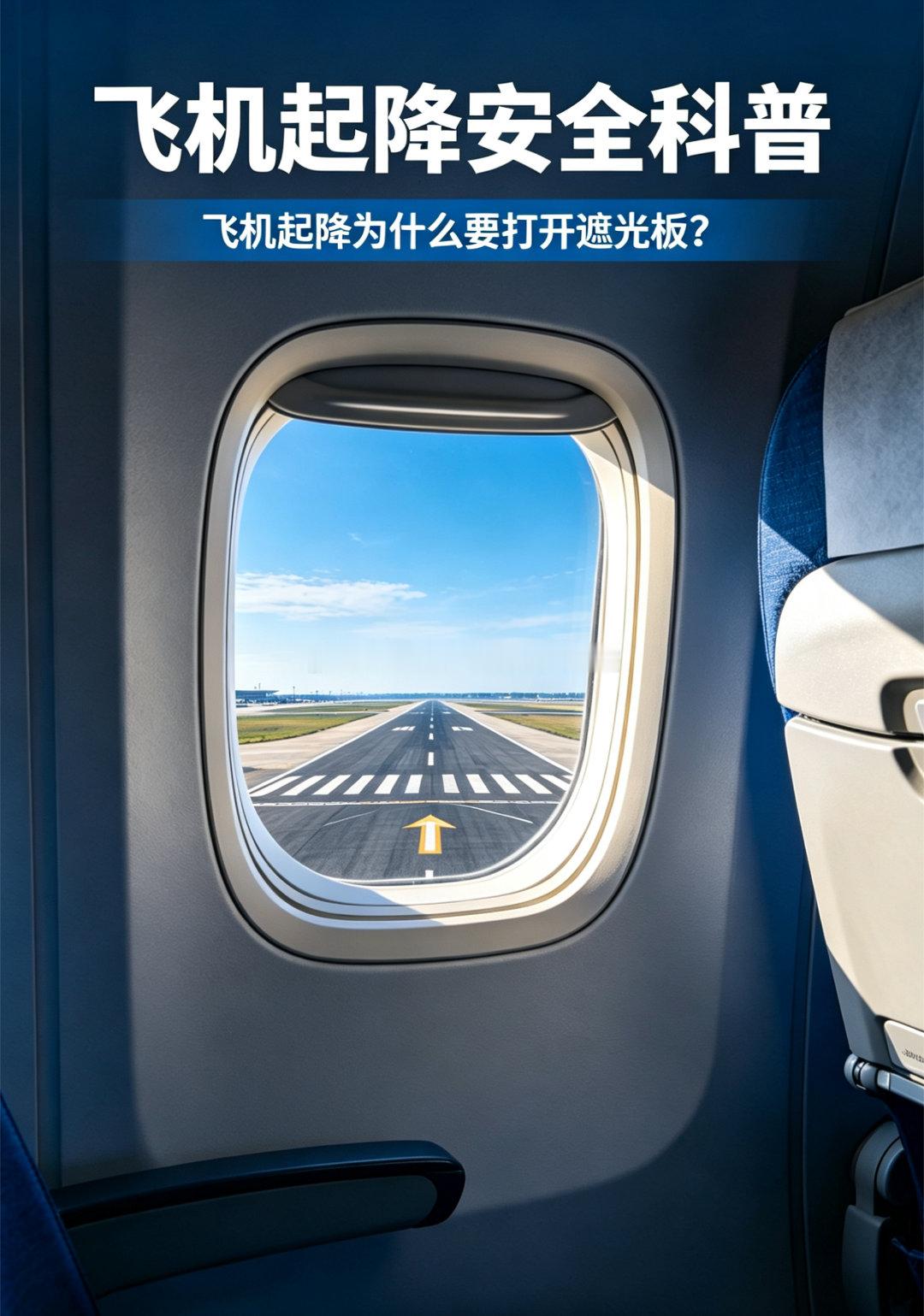 【英雄城交通•航空|涨知识！为什么飞机起降时要打开遮光板】南昌机场航空创作计