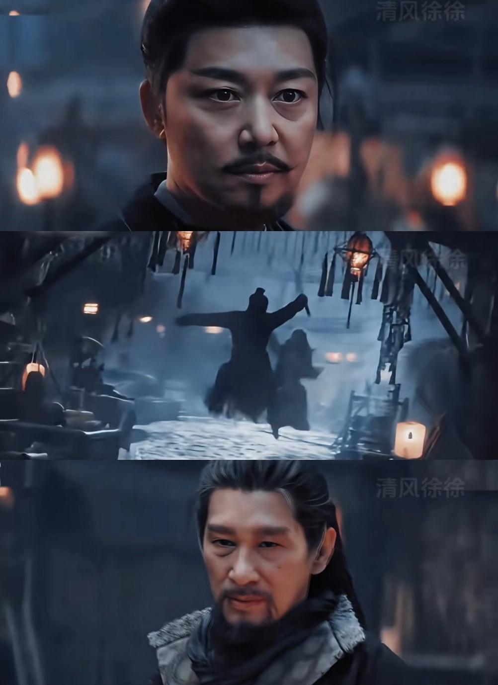 看到网友给长安二十四计起的别名，笑死了，两个老头在灯光昏暗的街头打起来了，