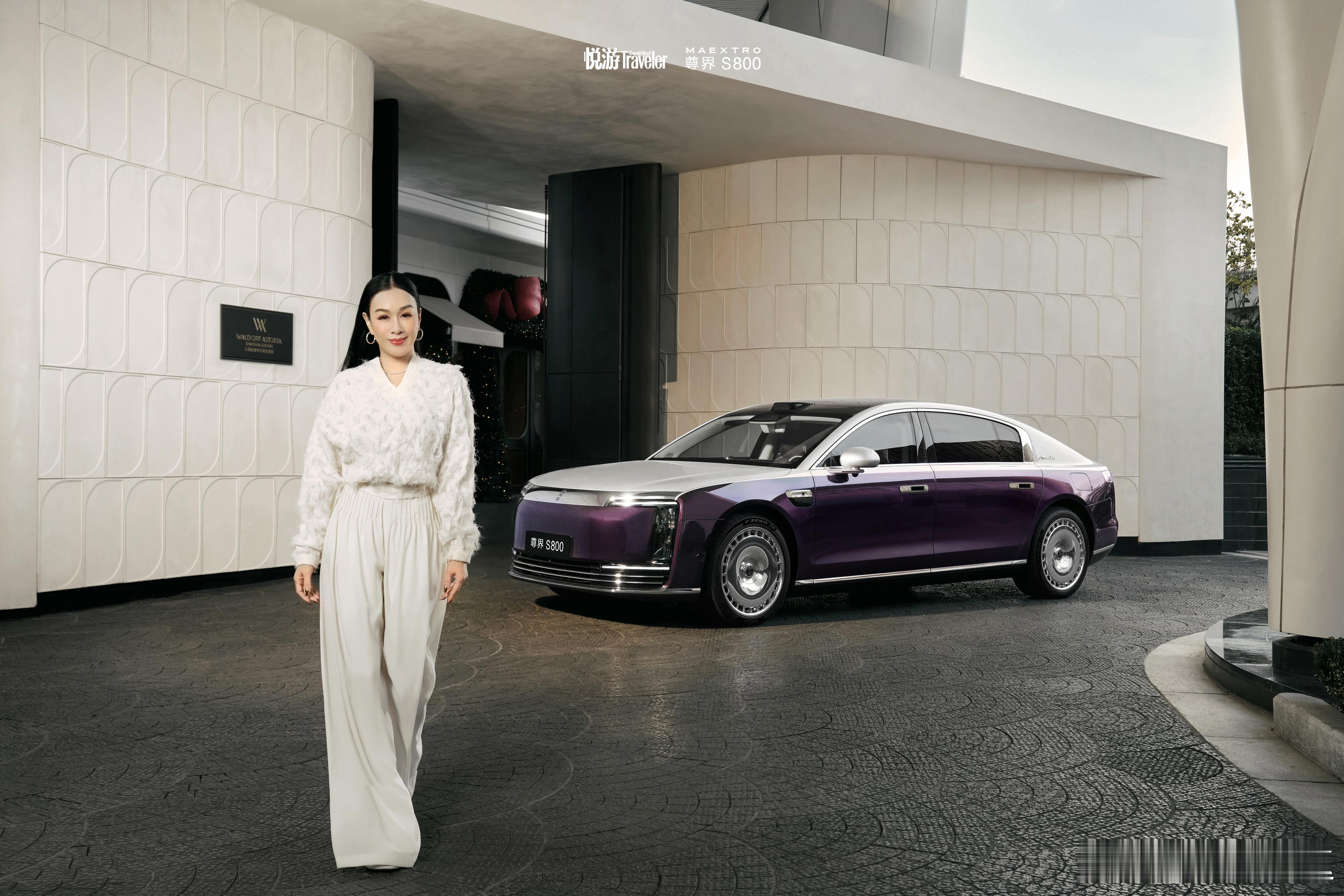 尊界S800真的太适配这种气场强的人了！！钟丽缇E人天花板偶遇钟丽缇练舞