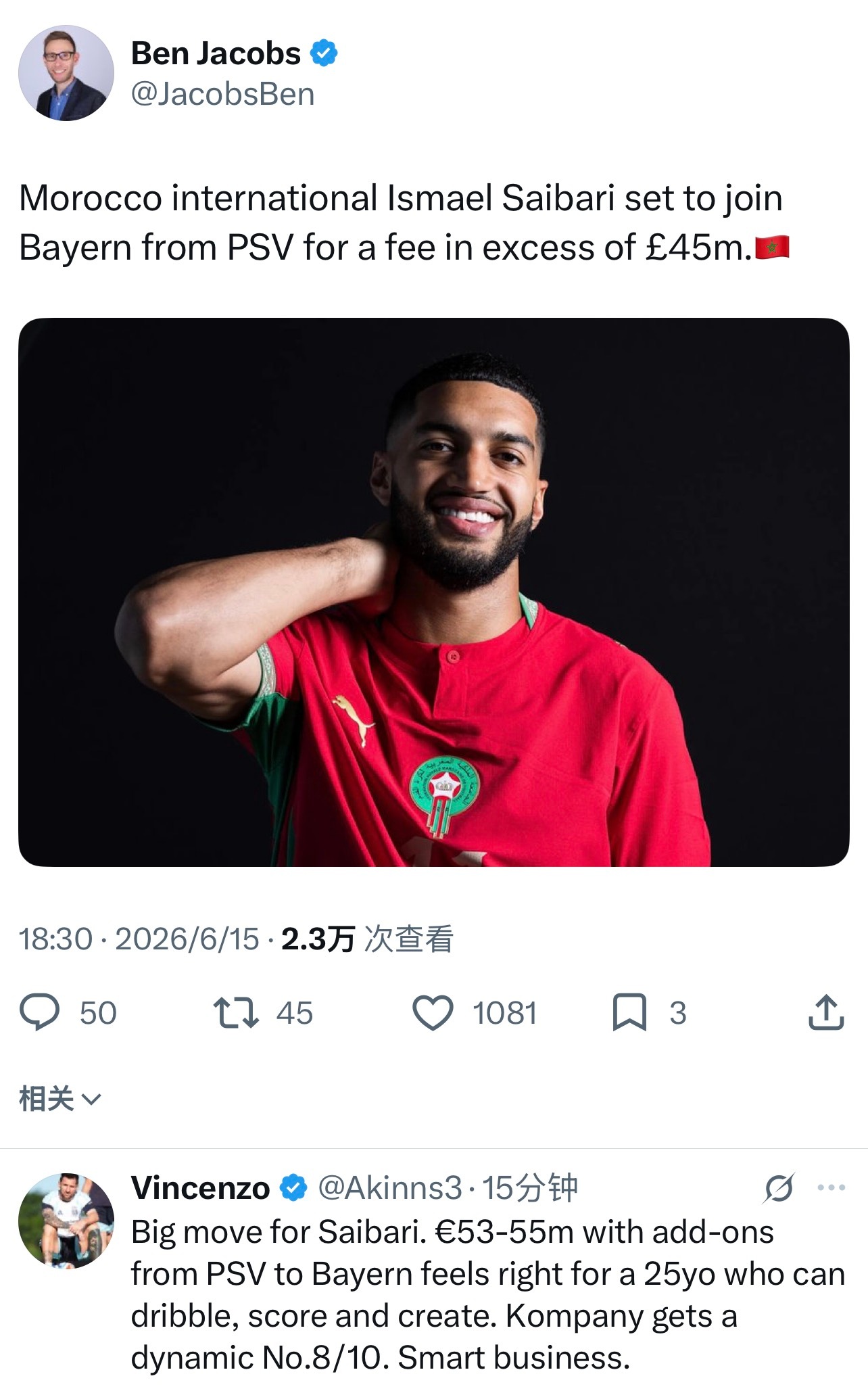 拜仁补厚度买了塞巴里花了4500万英镑，所以我觉得佐利斯3500万镑也是在合理的