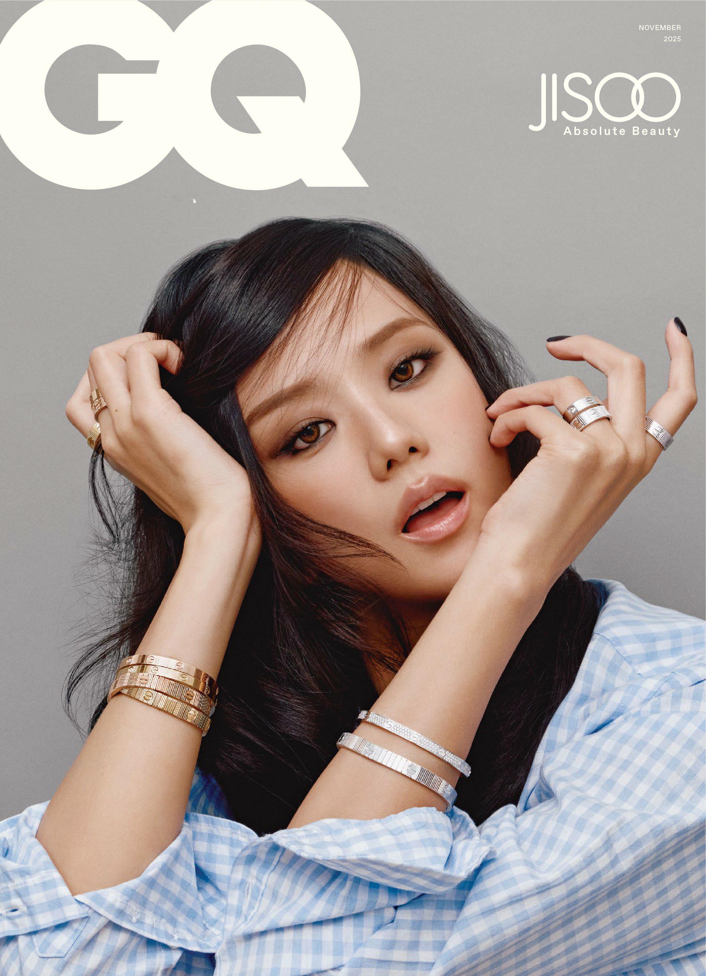 JISOO金智秀超美登上韩国《GQ》11月号封面及写真美图大赏！😘😘