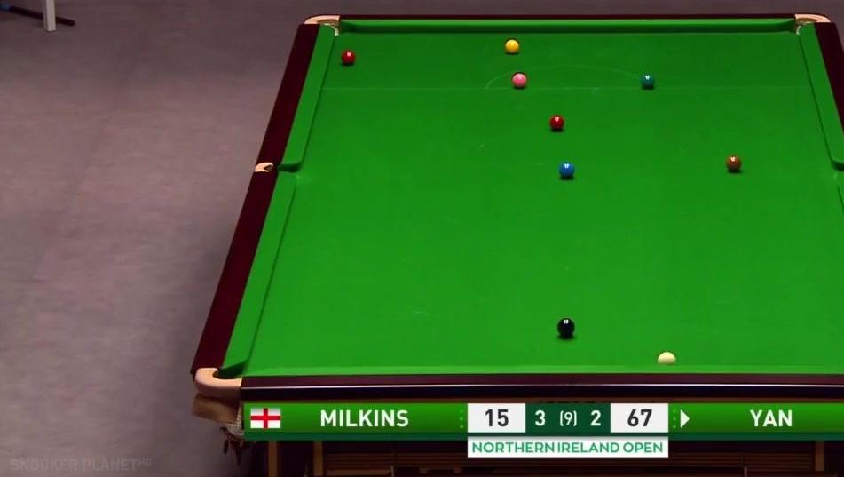 奥沙利文vs卡特第七局致命失误，33分后清台遭逆转