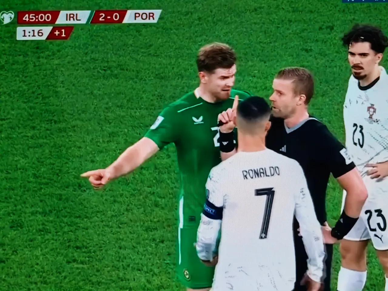 C罗红牌，葡萄牙0-2爱尔兰，最后一轮上演“生死大战”……！1：本场比赛葡萄
