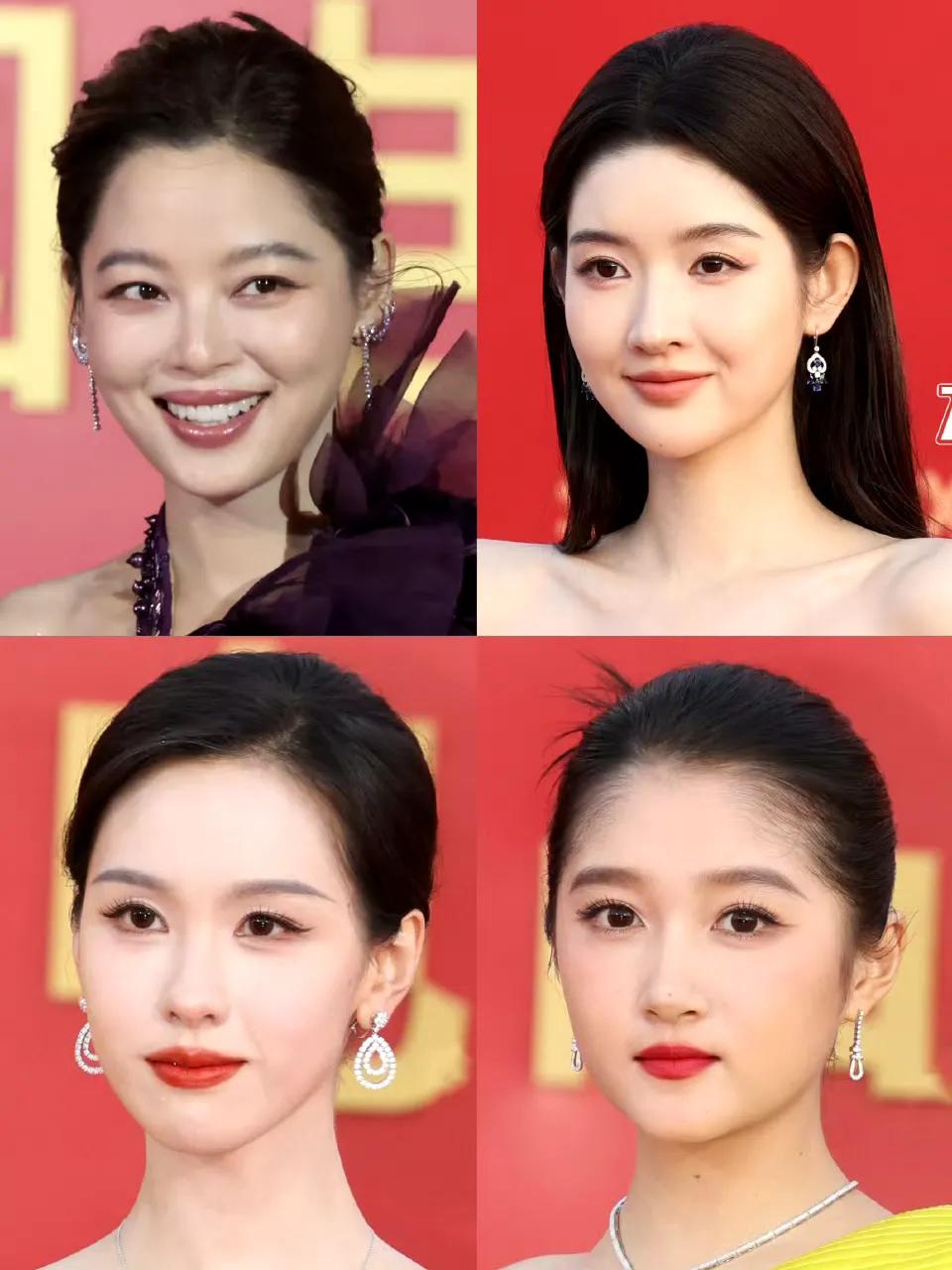 难得一见，明星生图来了，有一说一，关晓彤、李梦是真好看！金鸡红毯上男星女星的