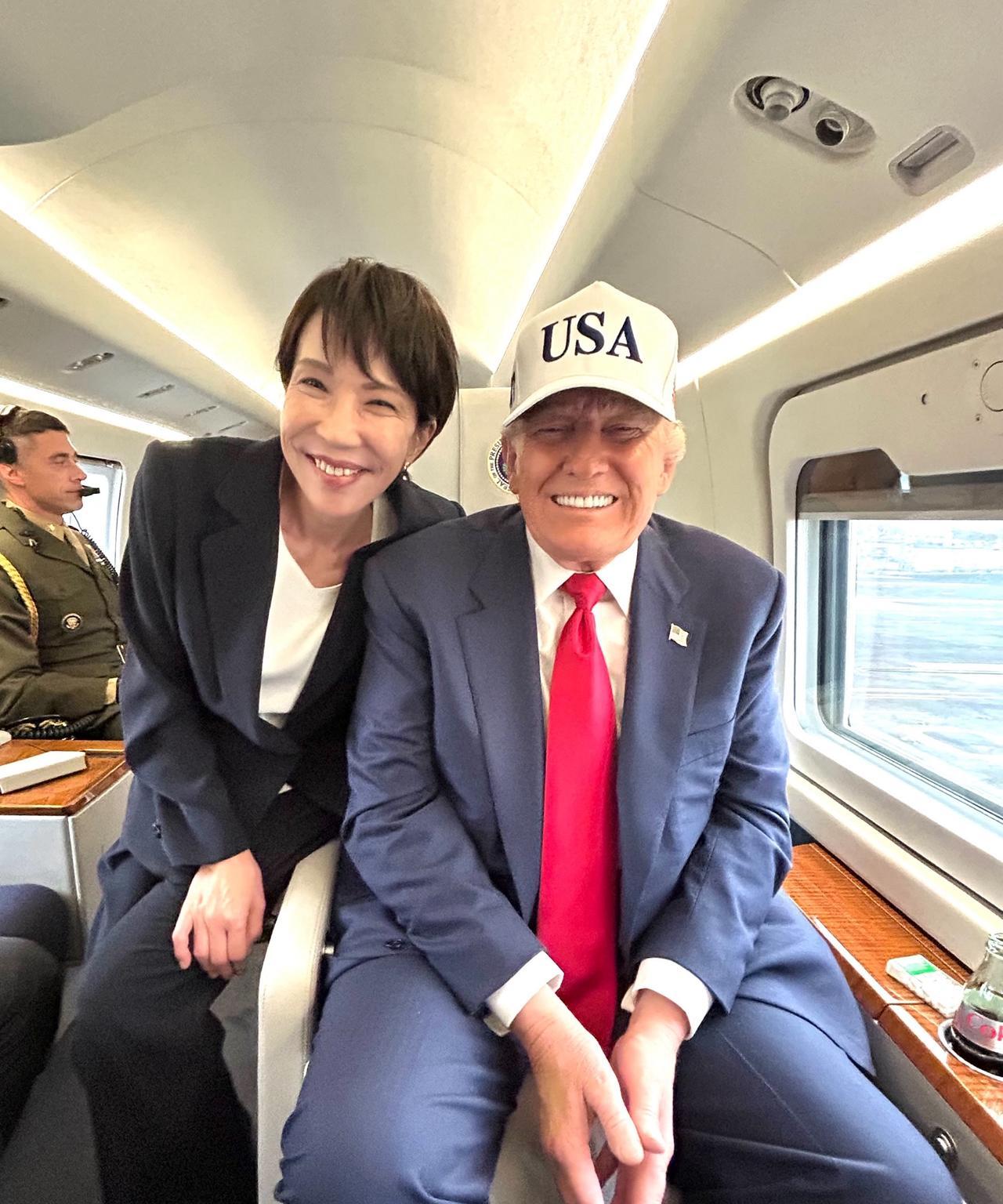 日本首相高市早苗今晚(10月28日晚)写道:“与我的伟大盟友特朗普总统一起!”