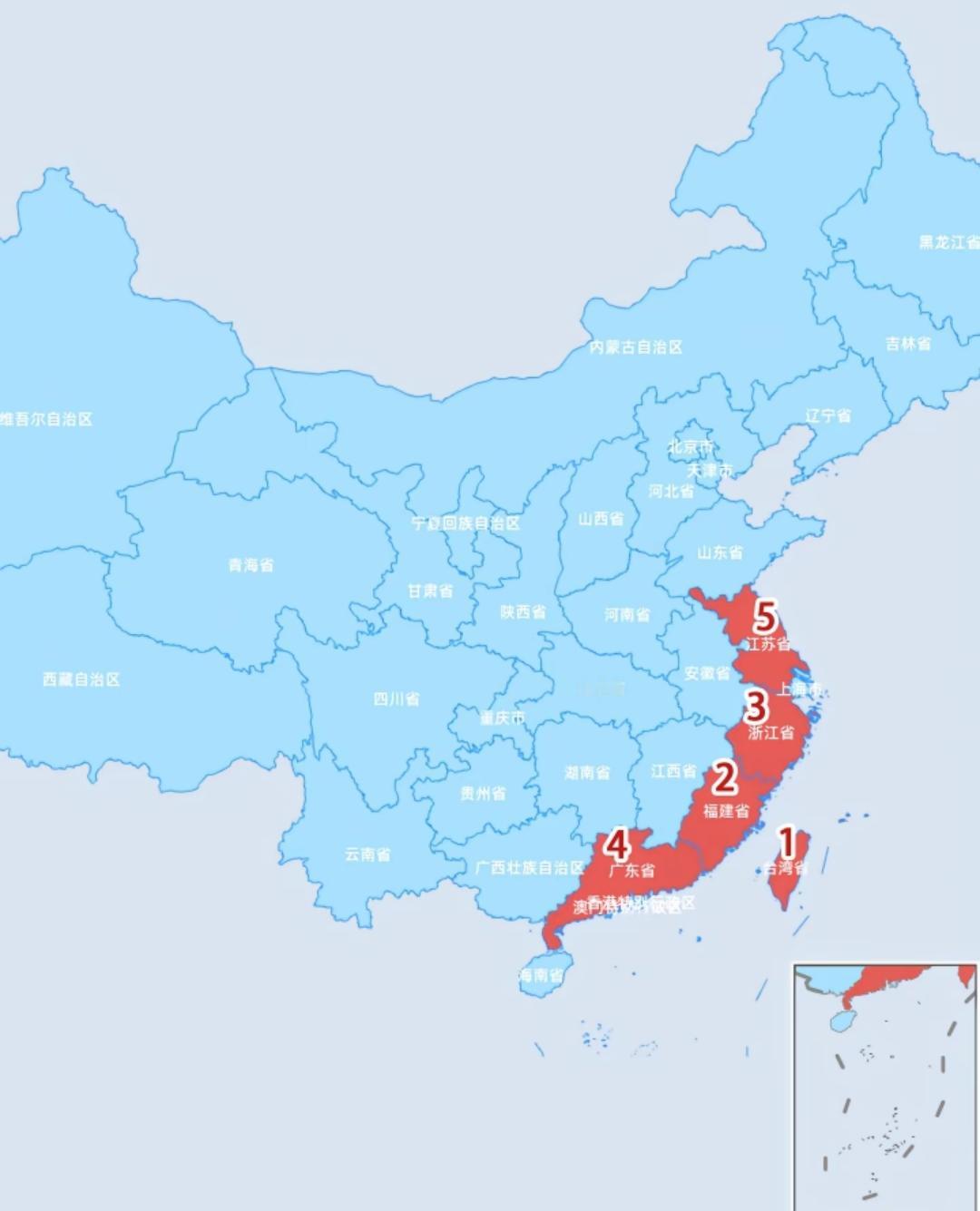 我国女生最温柔省份前5名。