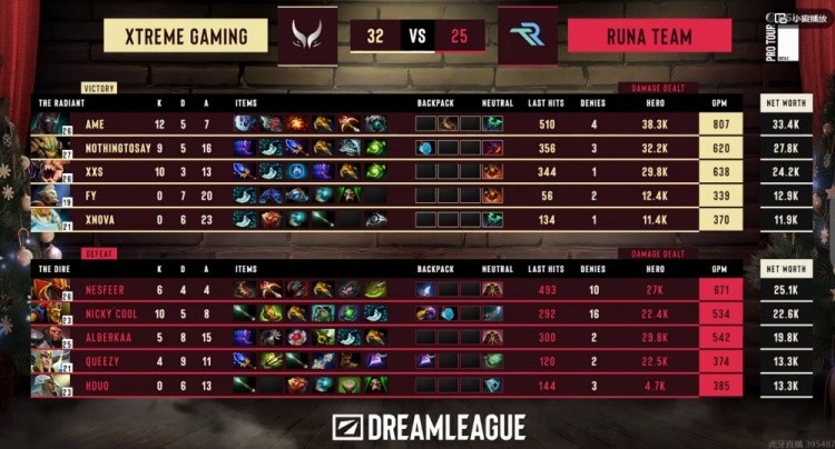 赢的有点艰难! 天崩开局翻盘 双酱油反手团战立功 XG击败Runa