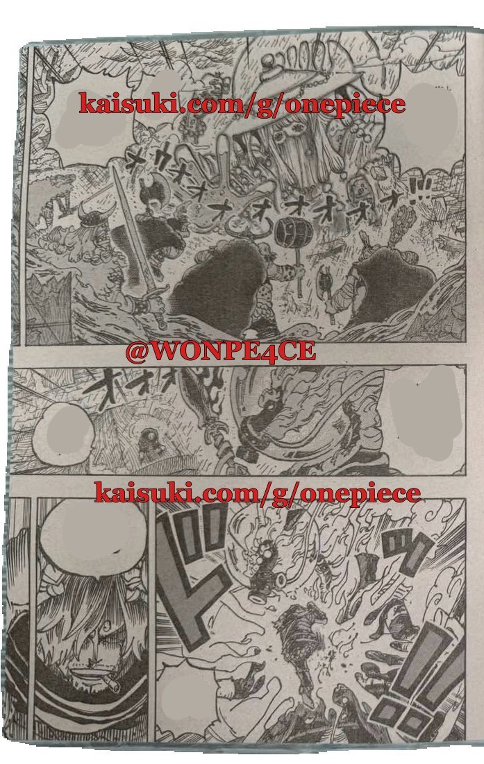 海贼王1193话山治爆踹吉灵戈姆​​​
