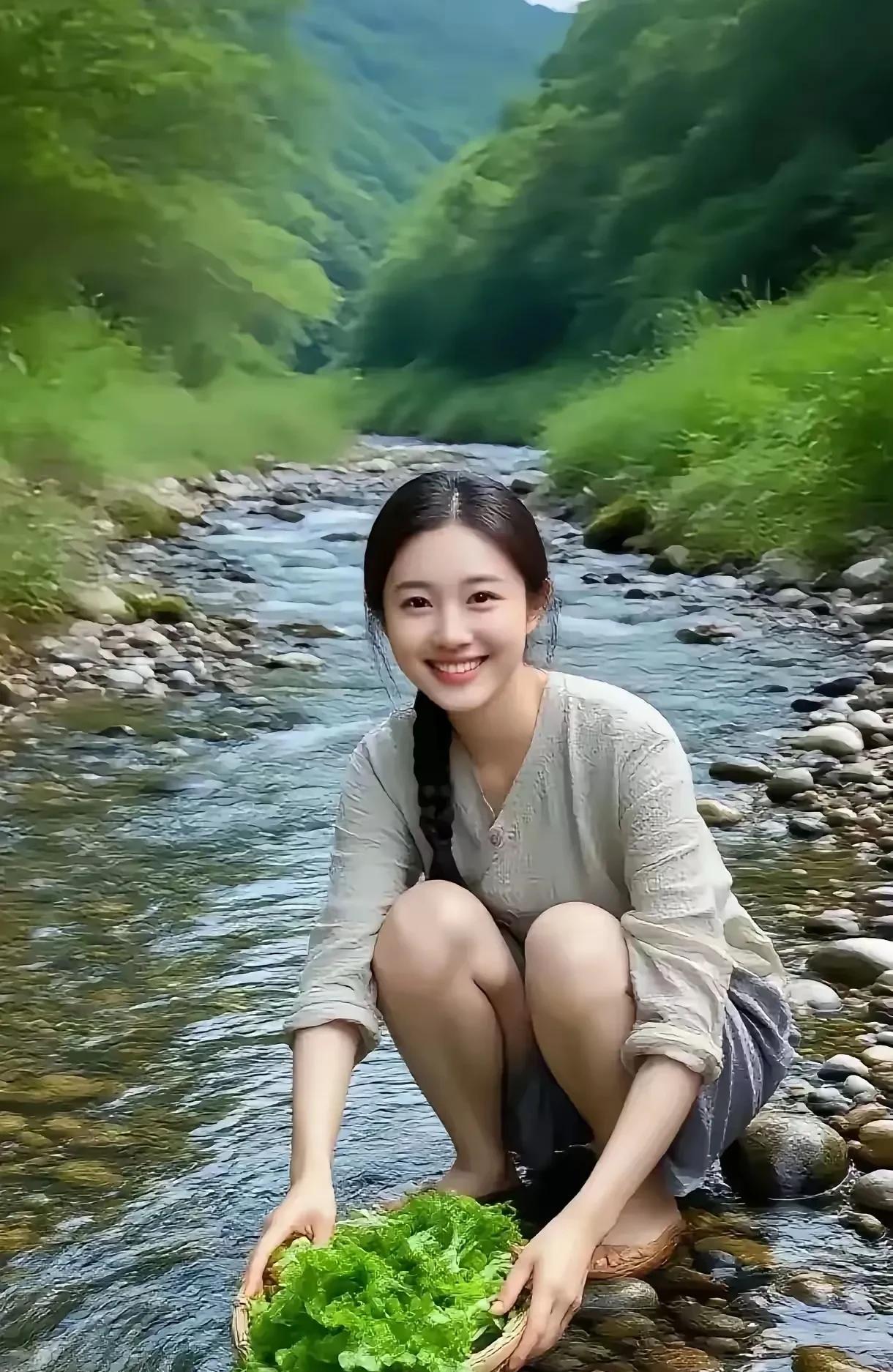 原生态的村姑，可遇不可求，遇见就是两人的缘分，牵手就是一生一世的姻缘，旺夫又旺财
