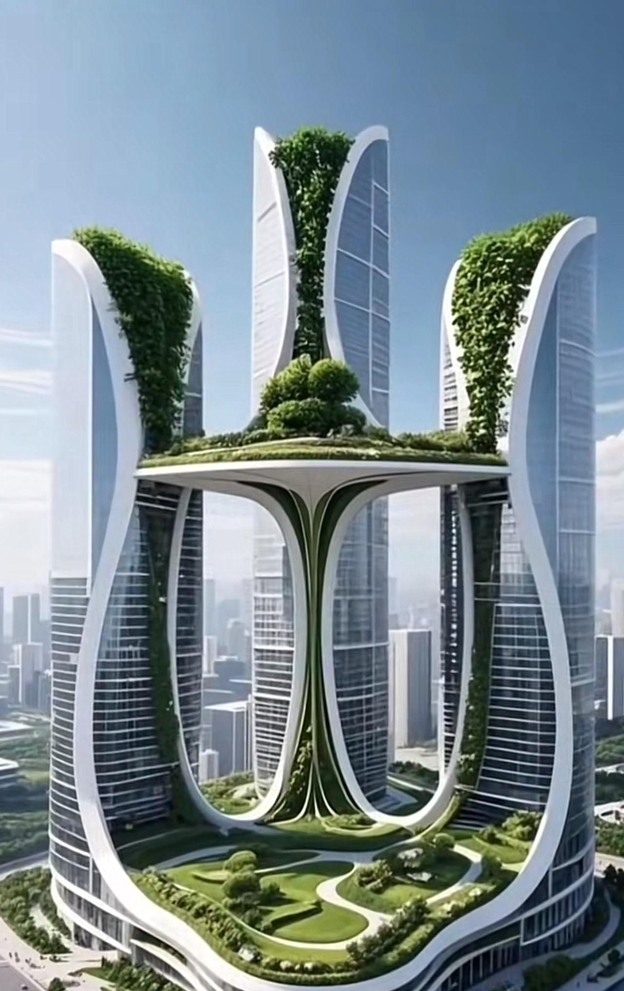 空中花园，都市新景象。
