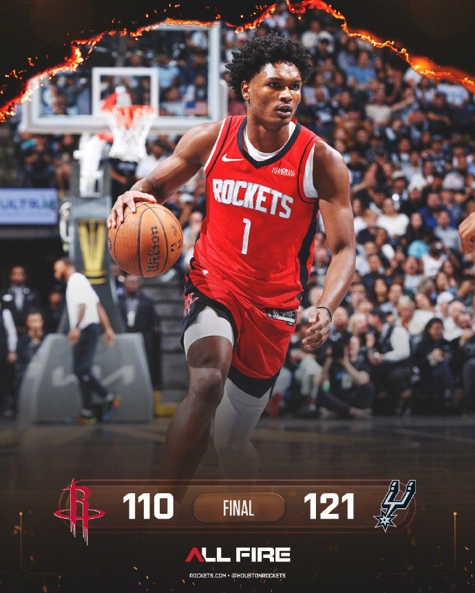 一成不变！#马刺终结火箭五连胜# 一场季后赛级别的比赛，火箭没有跟上马刺的强