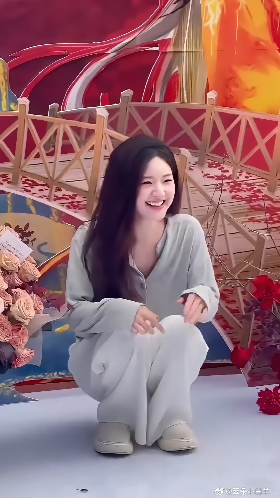 把我的心搞得乱乱的还在那萌萌的笑赵露思女神路透姐姐神颜赵露思