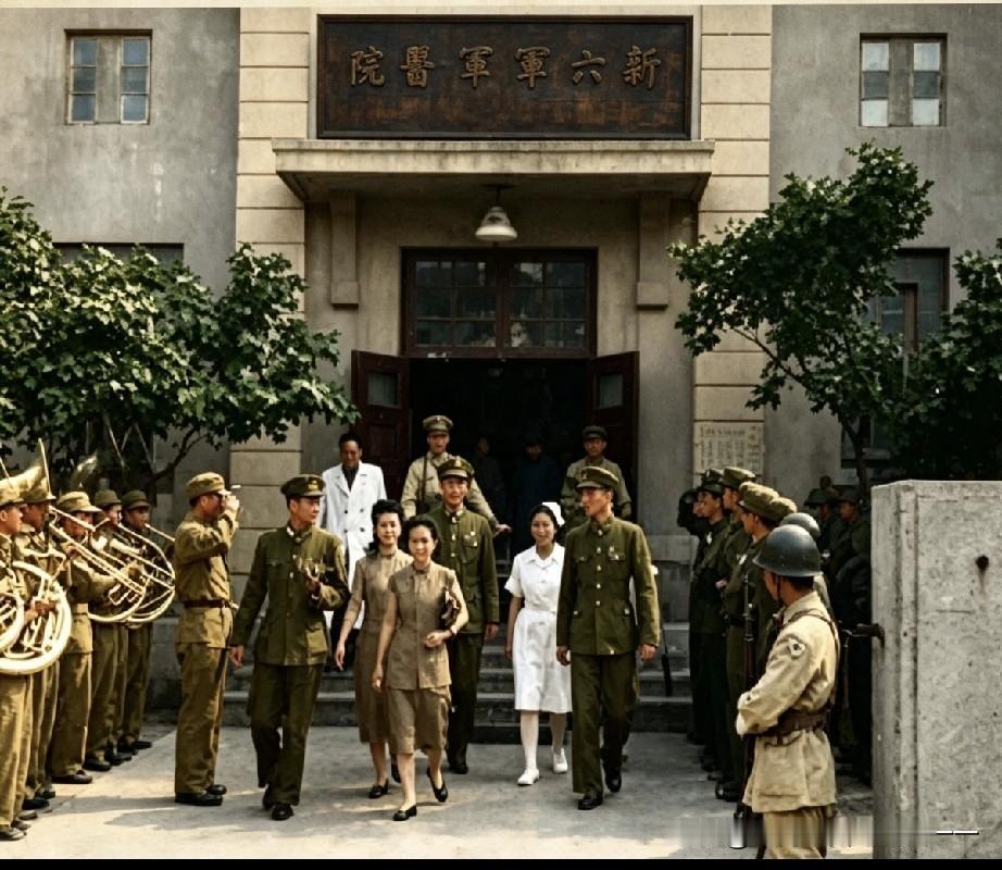 光亭的夫人视察新六军医院，为何欢迎仪式这么隆重？1.新六军1946年海运东北