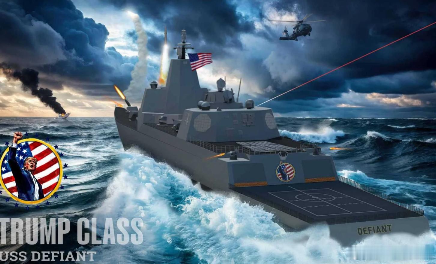 “黄金舰队”计划暴露，4万吨超伯克级三倍，美海军酝酿重大转型据ArmyReco
